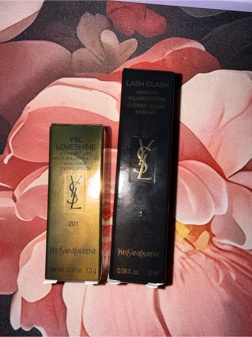 Yves Saint Laurent Gold Lipstick Box - Shade 201 Rosewood Blush